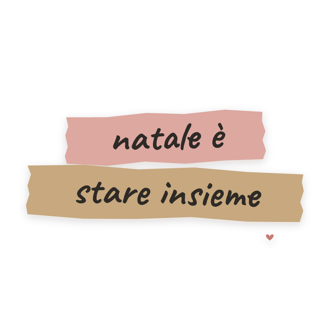 Sticker: natale è stare insieme