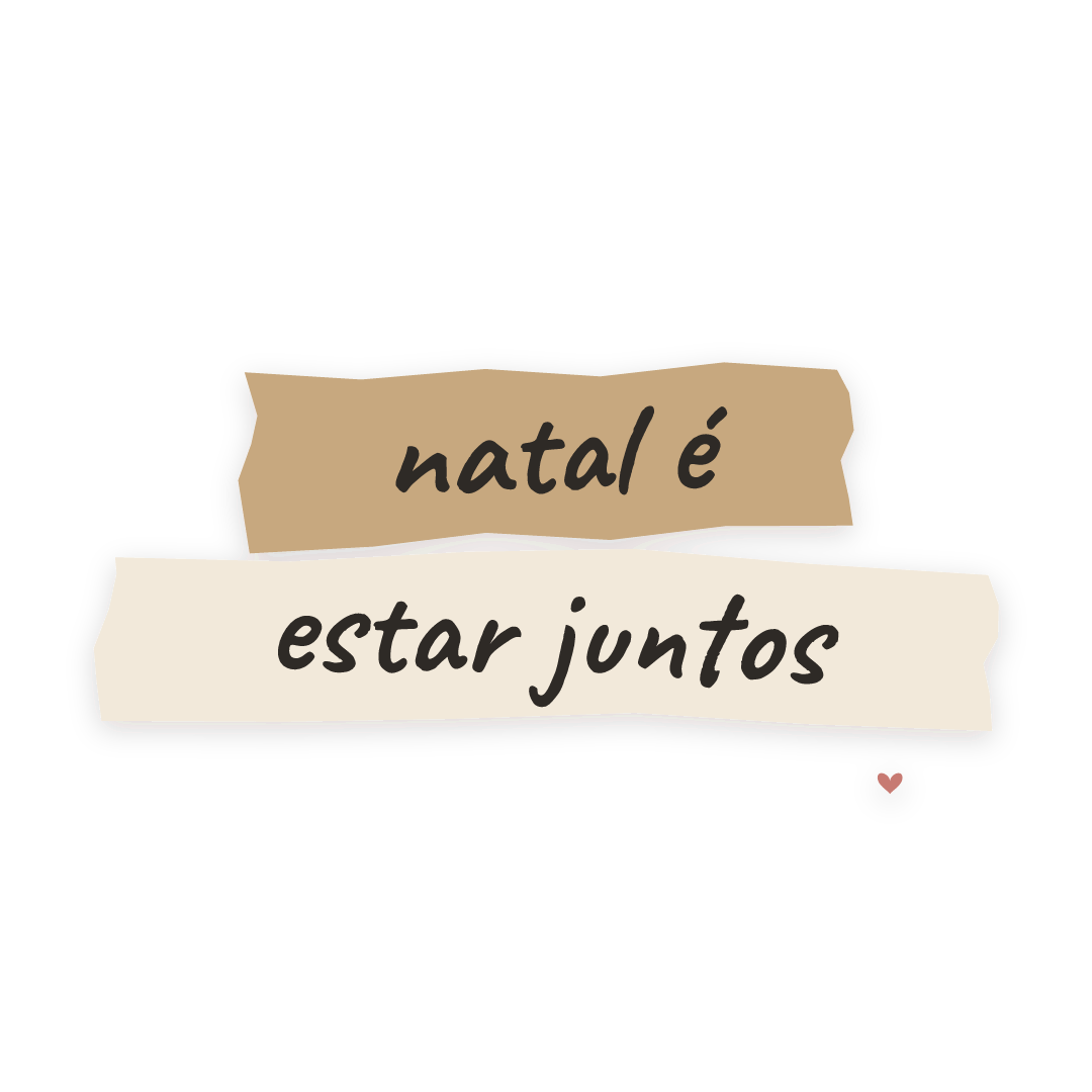Sticker: natal é estar juntos