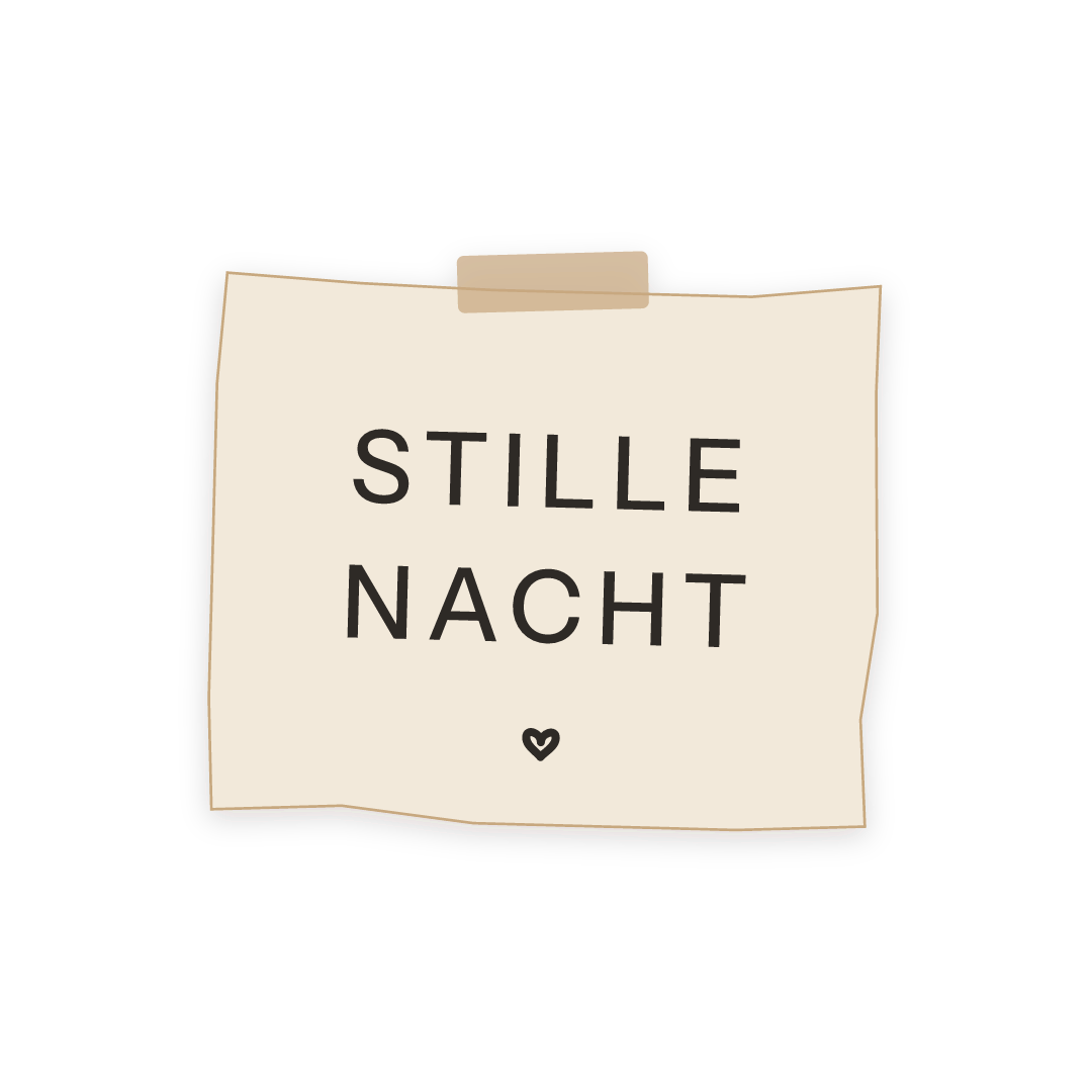 Sticker: stille nacht