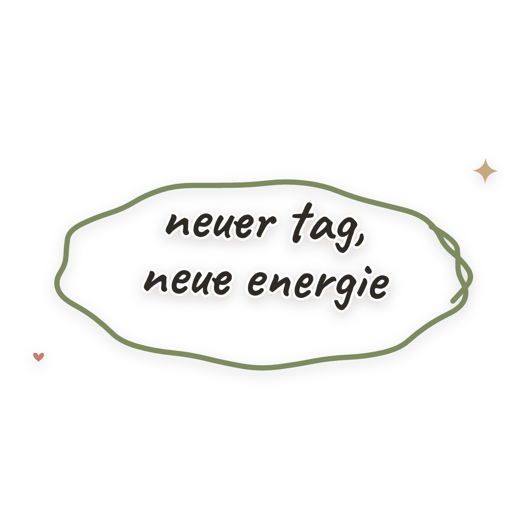 Sticker: neuer tag, neue energie