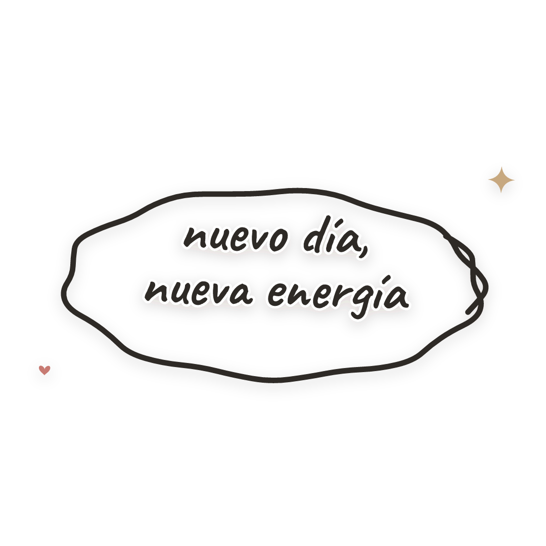 Sticker: nuevo día, nueva energía