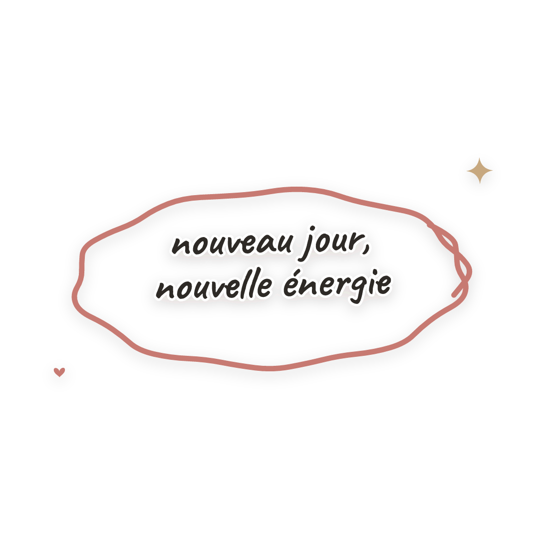 Sticker: nouveau jour, nouvelle énergie