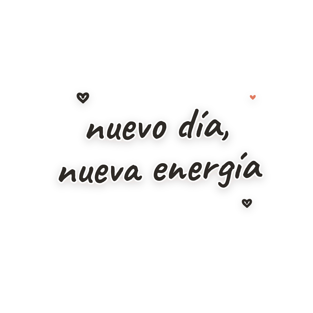 Sticker: nuevo día, nueva energía