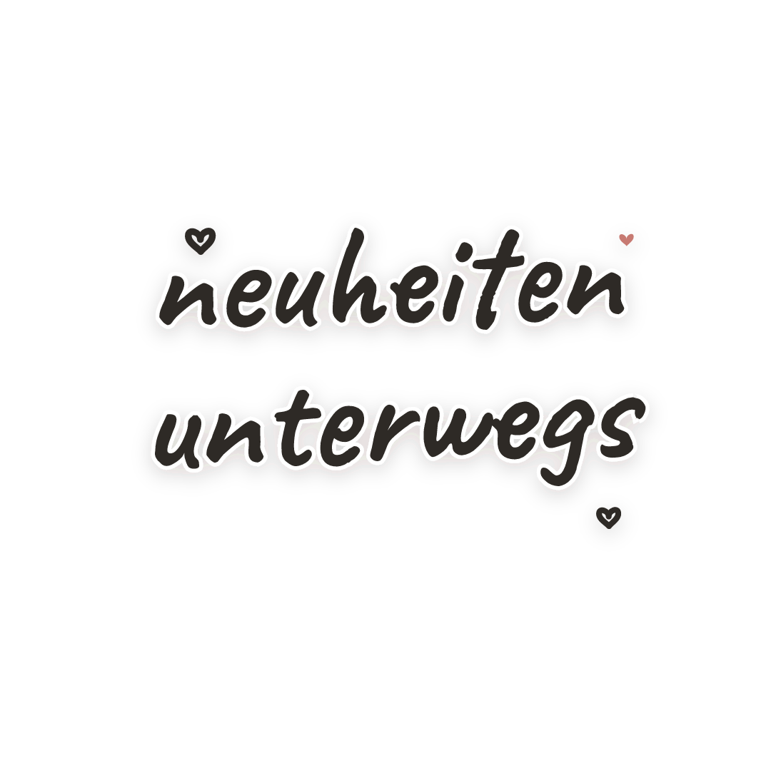 Sticker: neuheiten unterwegs