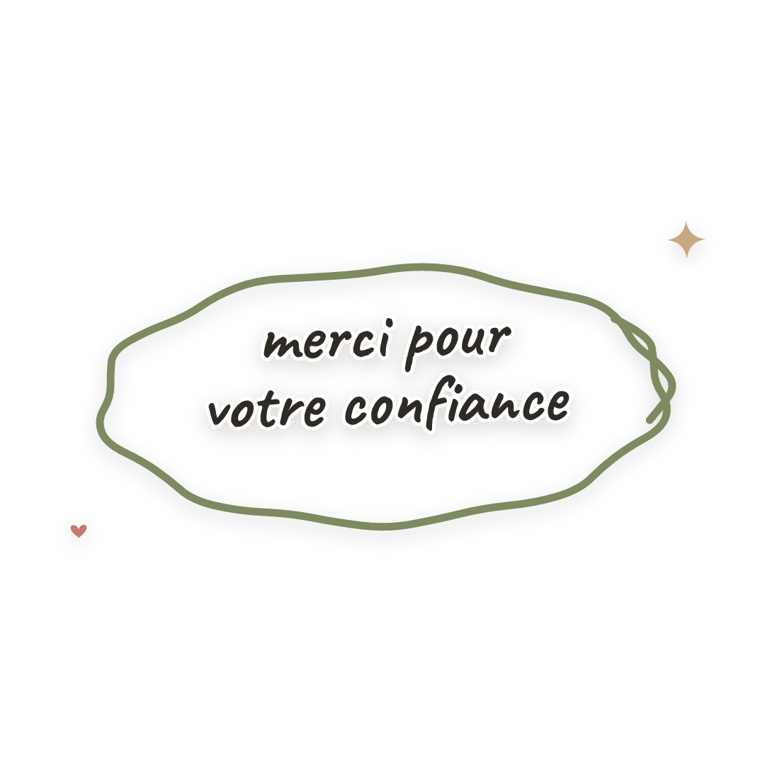 Sticker: merci pour votre confiance