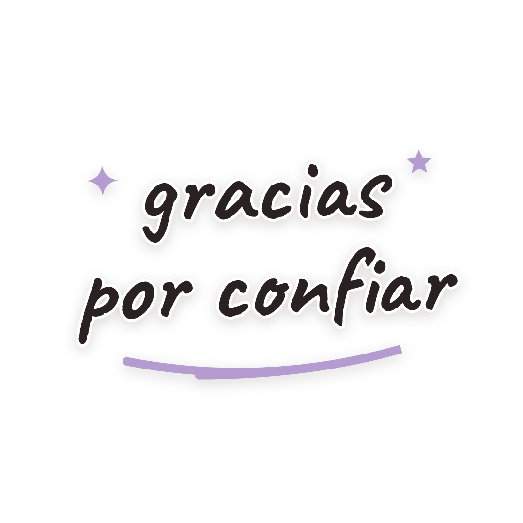 Sticker: gracias por confiar