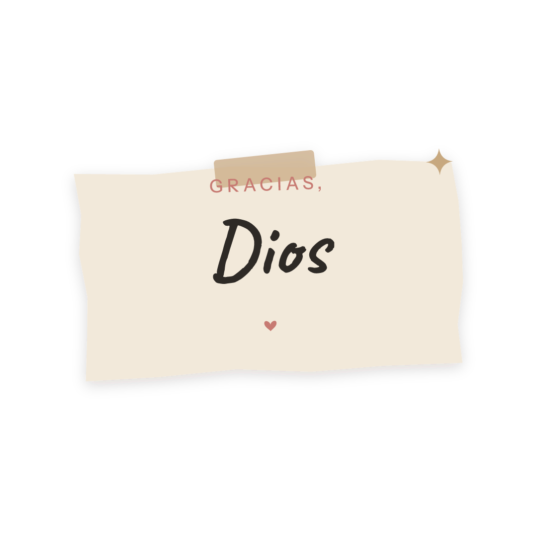 Sticker: gracias, Dios