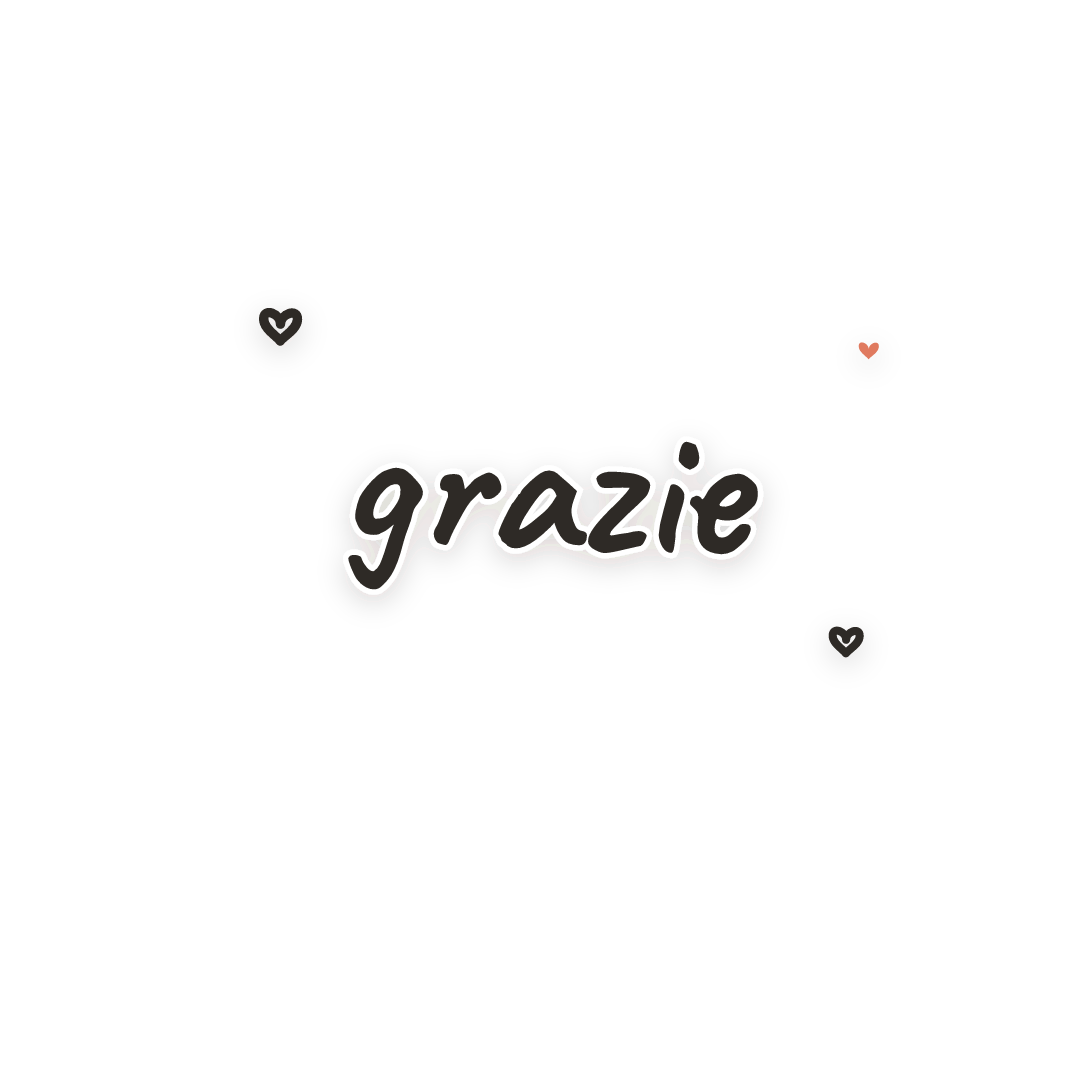 Sticker: grazie