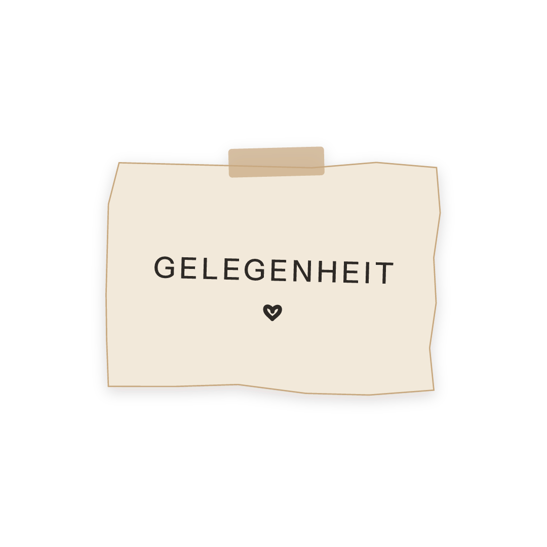 Sticker: gelegenheit