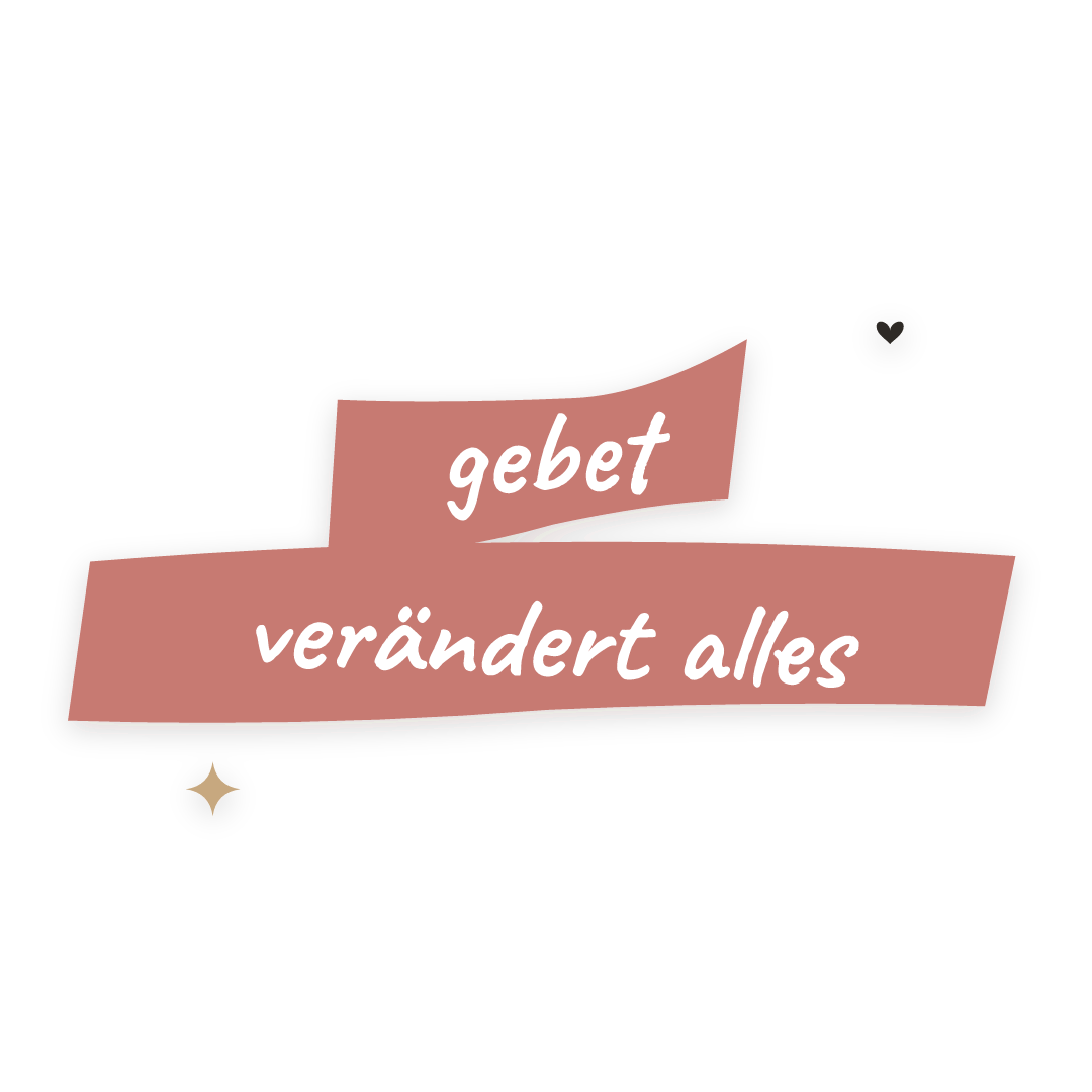 Sticker: gebet verändert alles
