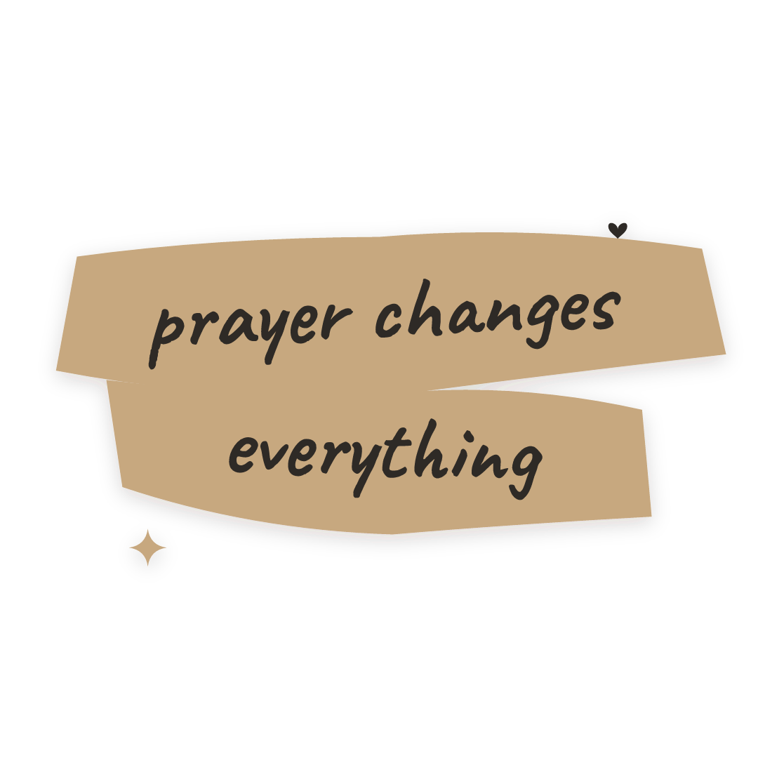 Sticker: prayer changes everything