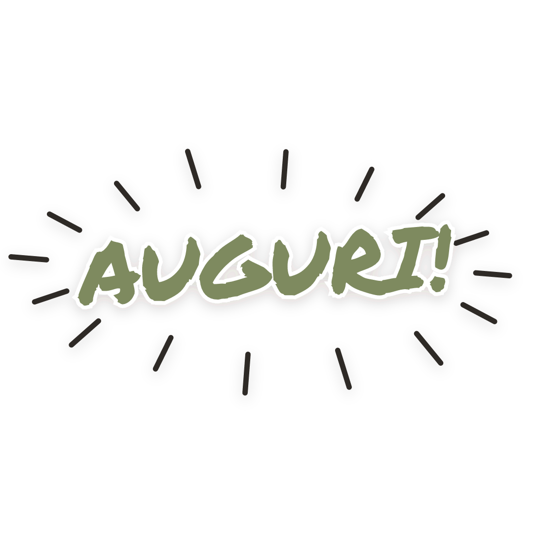 Sticker: auguri!