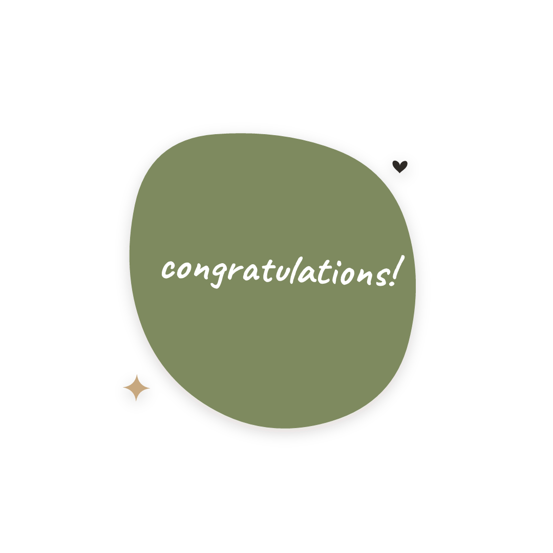 Sticker: congratulations!