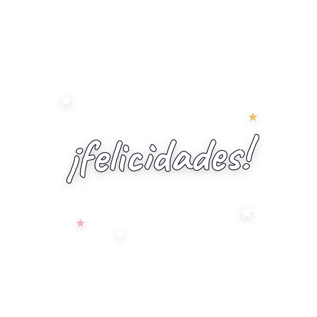 Sticker: ¡felicidades!