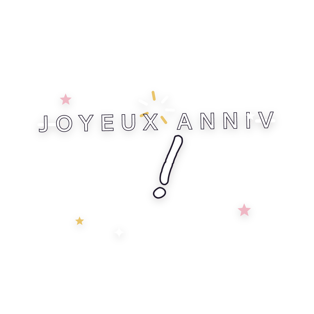 Sticker: joyeux anniv !