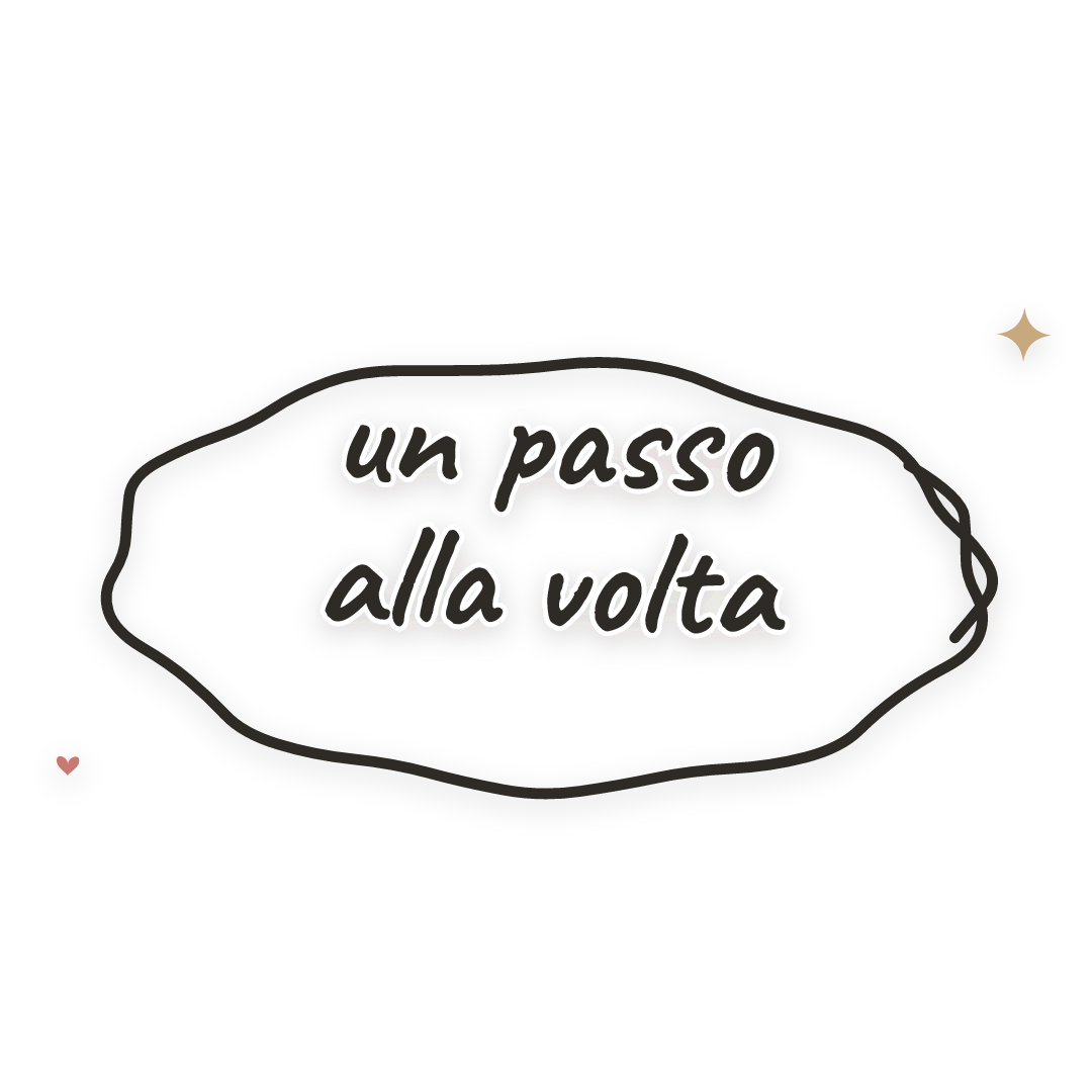 Sticker: un passo alla volta