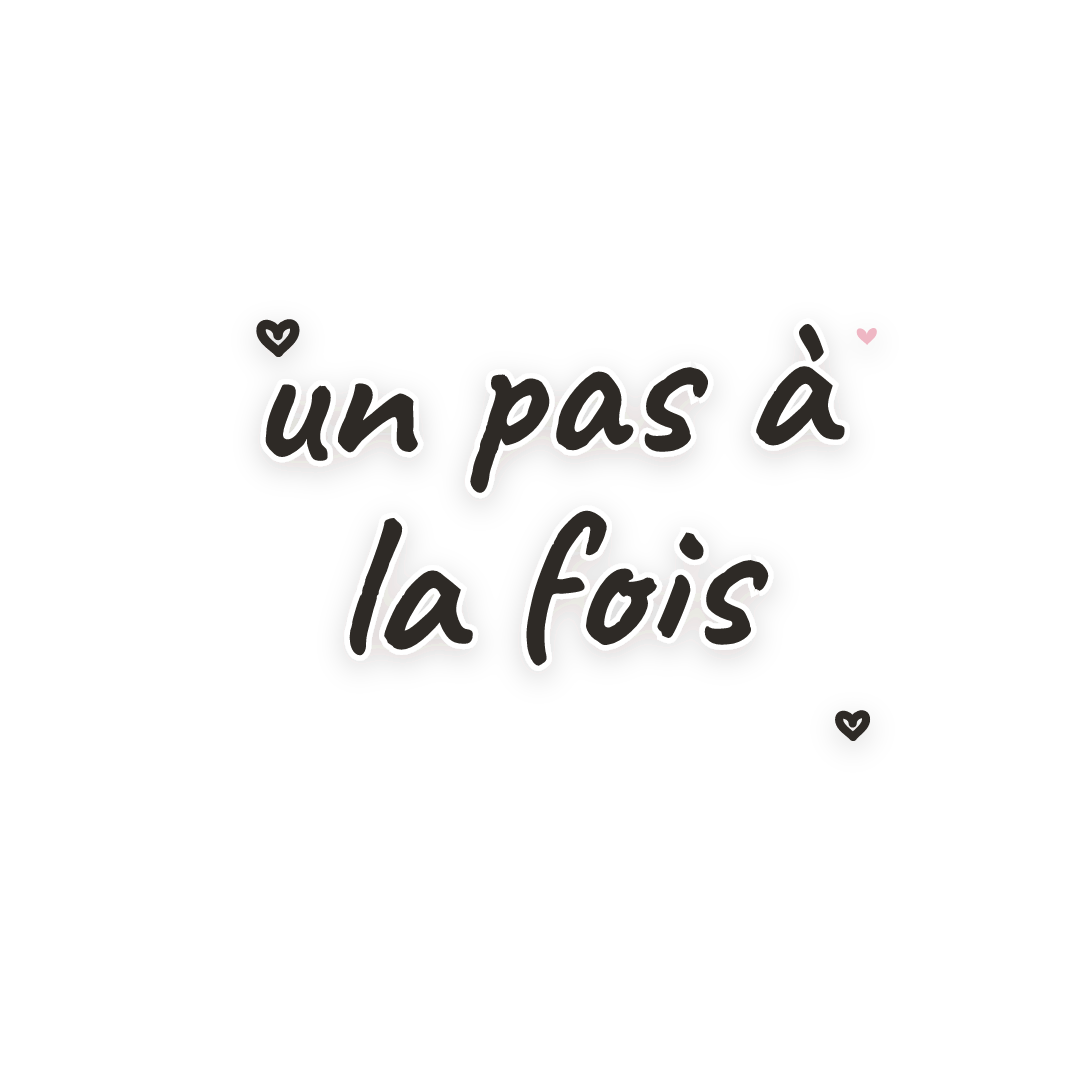 Sticker: un pas à la fois