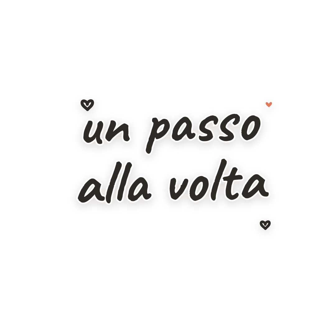 Sticker: un passo alla volta