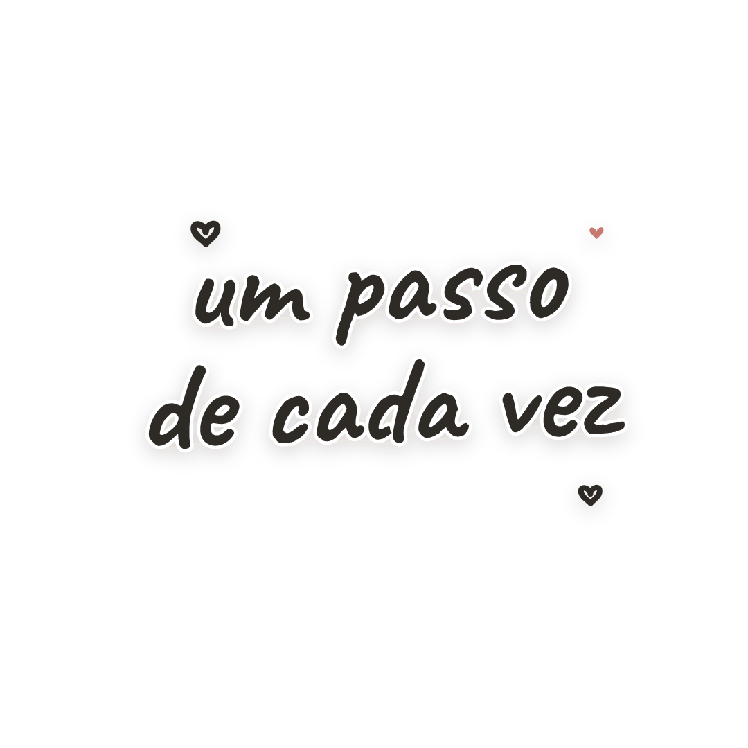 Sticker: um passo de cada vez