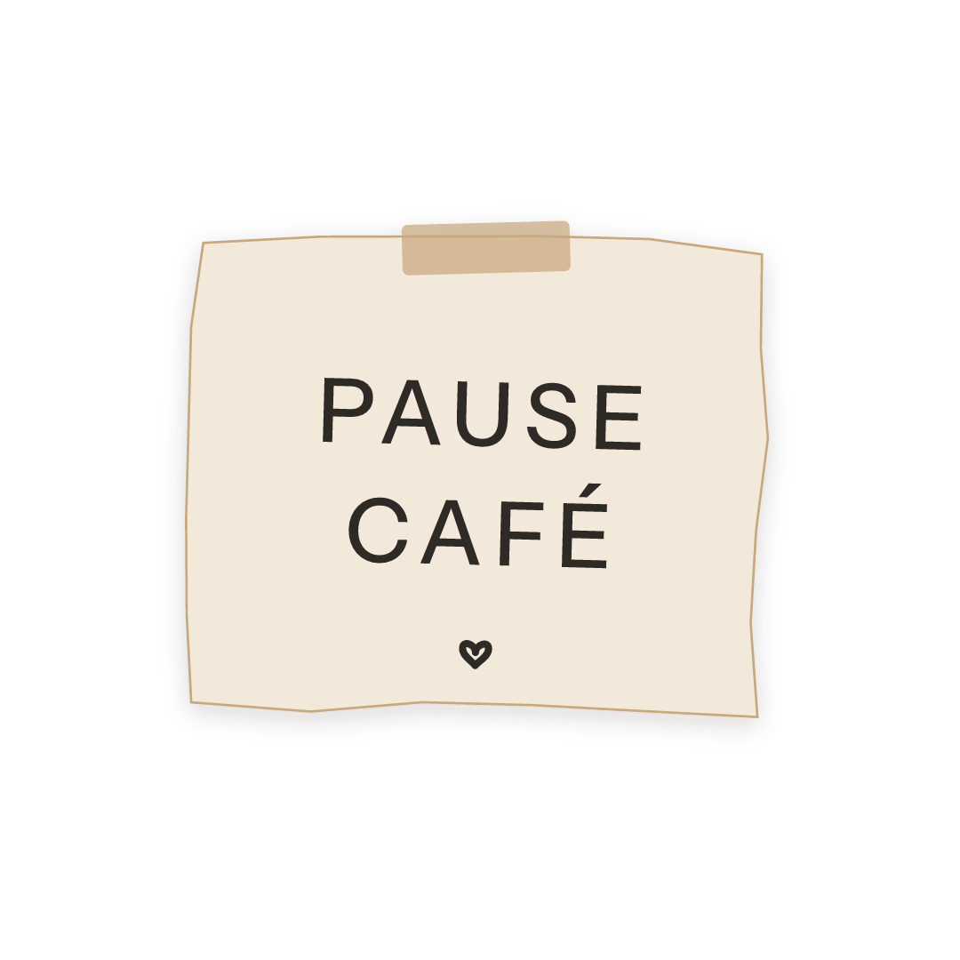 Sticker: pause café