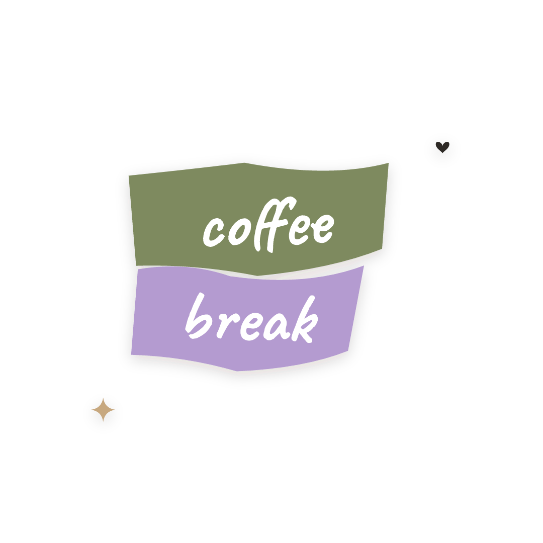 Sticker: coffee break