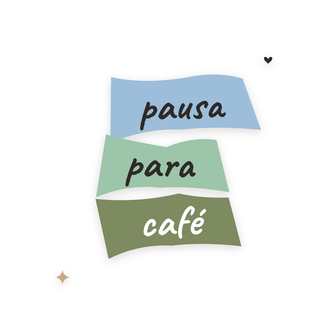 Sticker: pausa para café