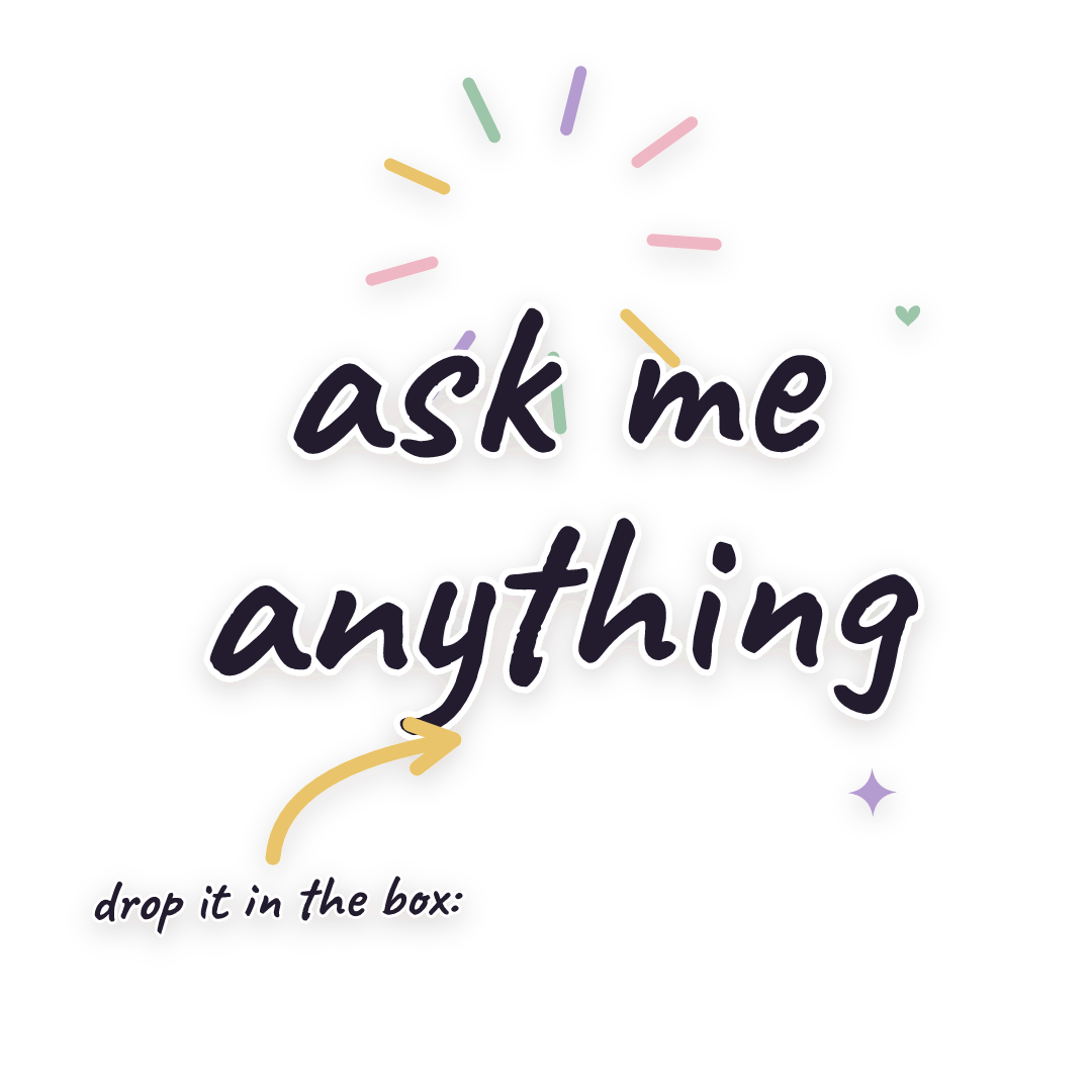Sticker: drop it in the box: ask me anything