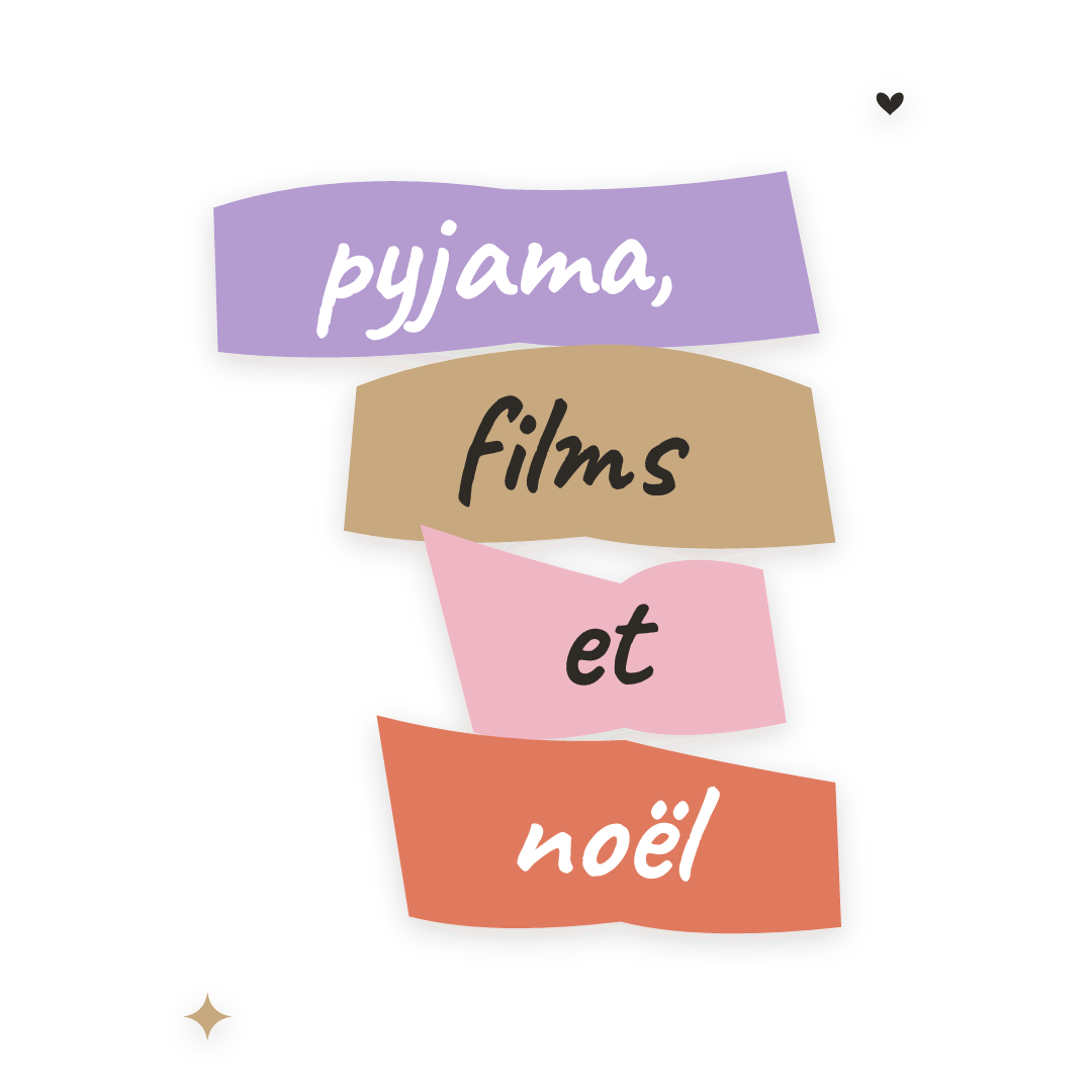 Sticker: pyjama, films et noël
