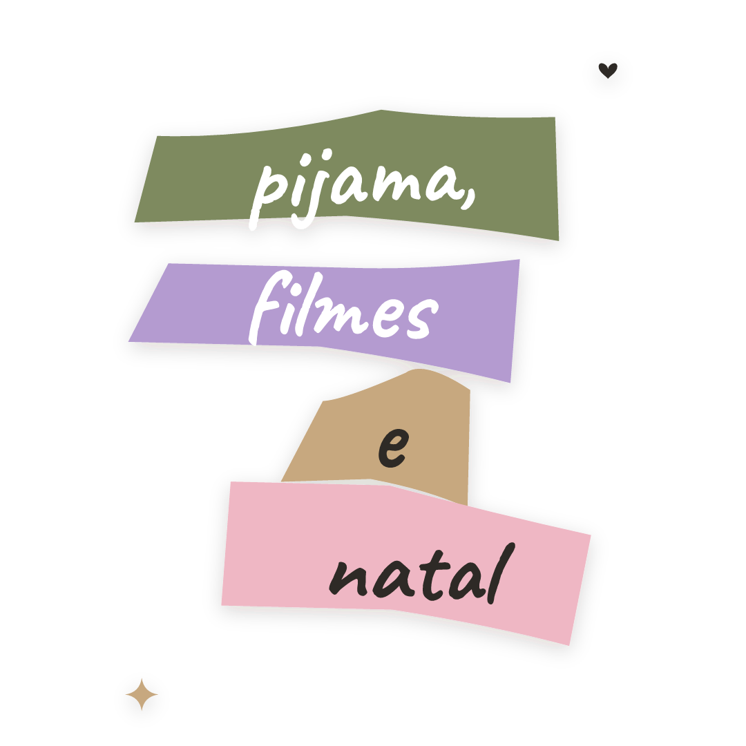 Sticker: pijama, filmes e natal