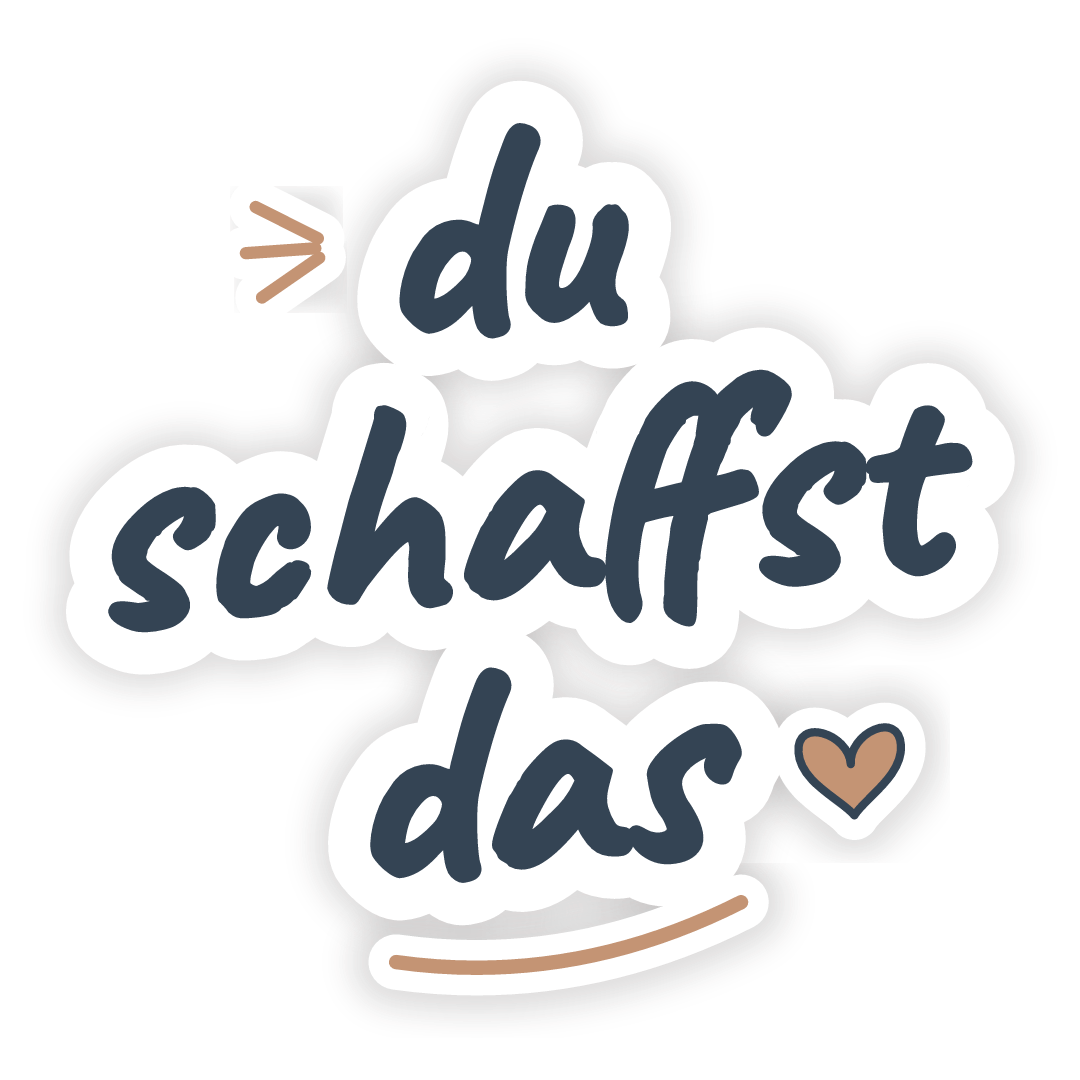 Sticker: du schaffst das