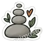 Sticker: Pedras zen