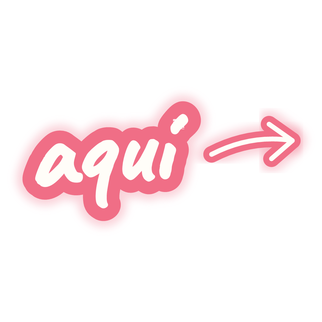 Sticker: aquí