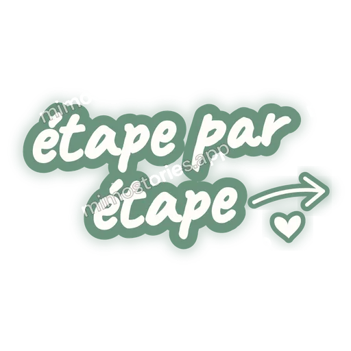 Sticker: étape par étape