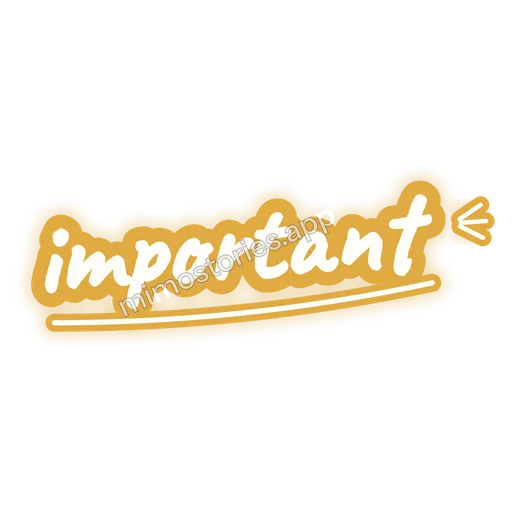 Sticker: important
