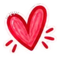 Sticker: Herz