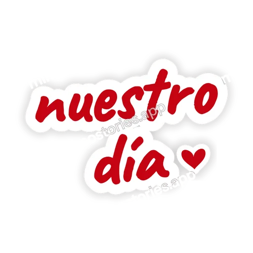 Sticker: nuestro día