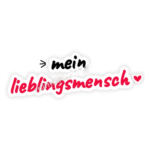 Sticker: mein lieblingsmensch