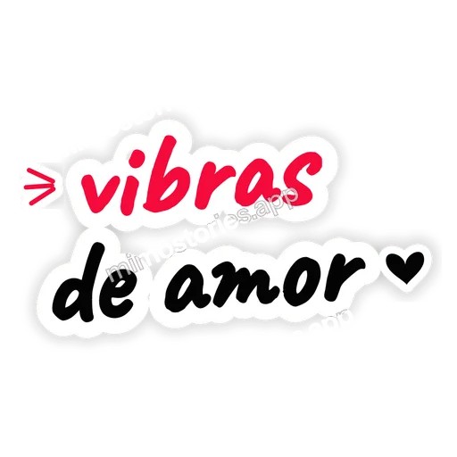 Sticker: vibras de amor