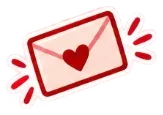 Sticker: Liebesbrief