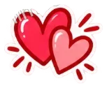 Sticker: Herzen