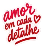 Sticker: amor em cada detalhe