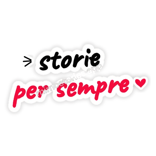 Sticker: storie per sempre