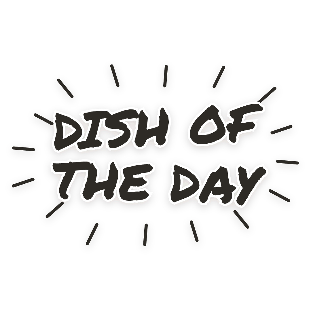 Sticker: dish of the day