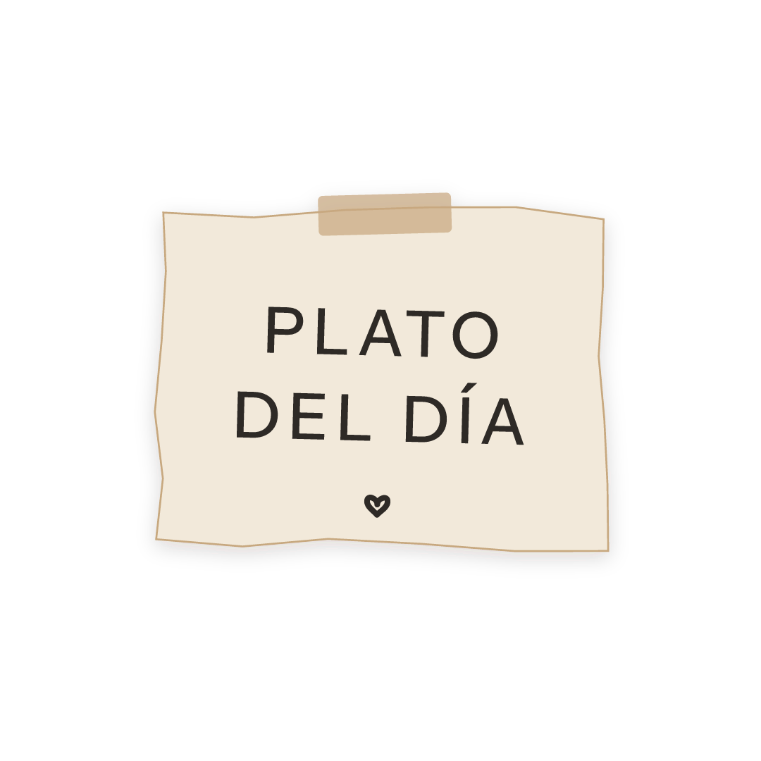 Sticker: plato del día