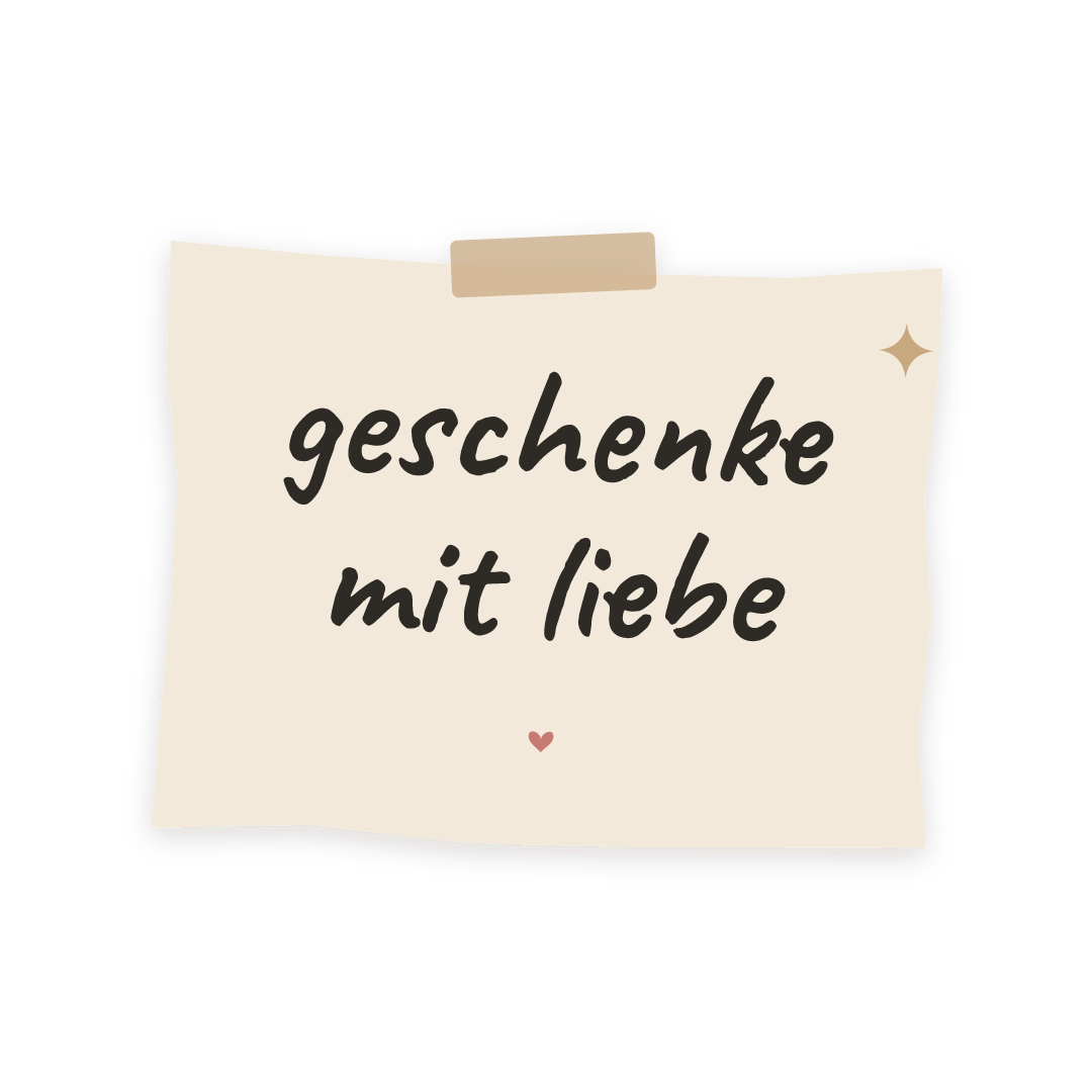 Sticker: geschenke mit liebe