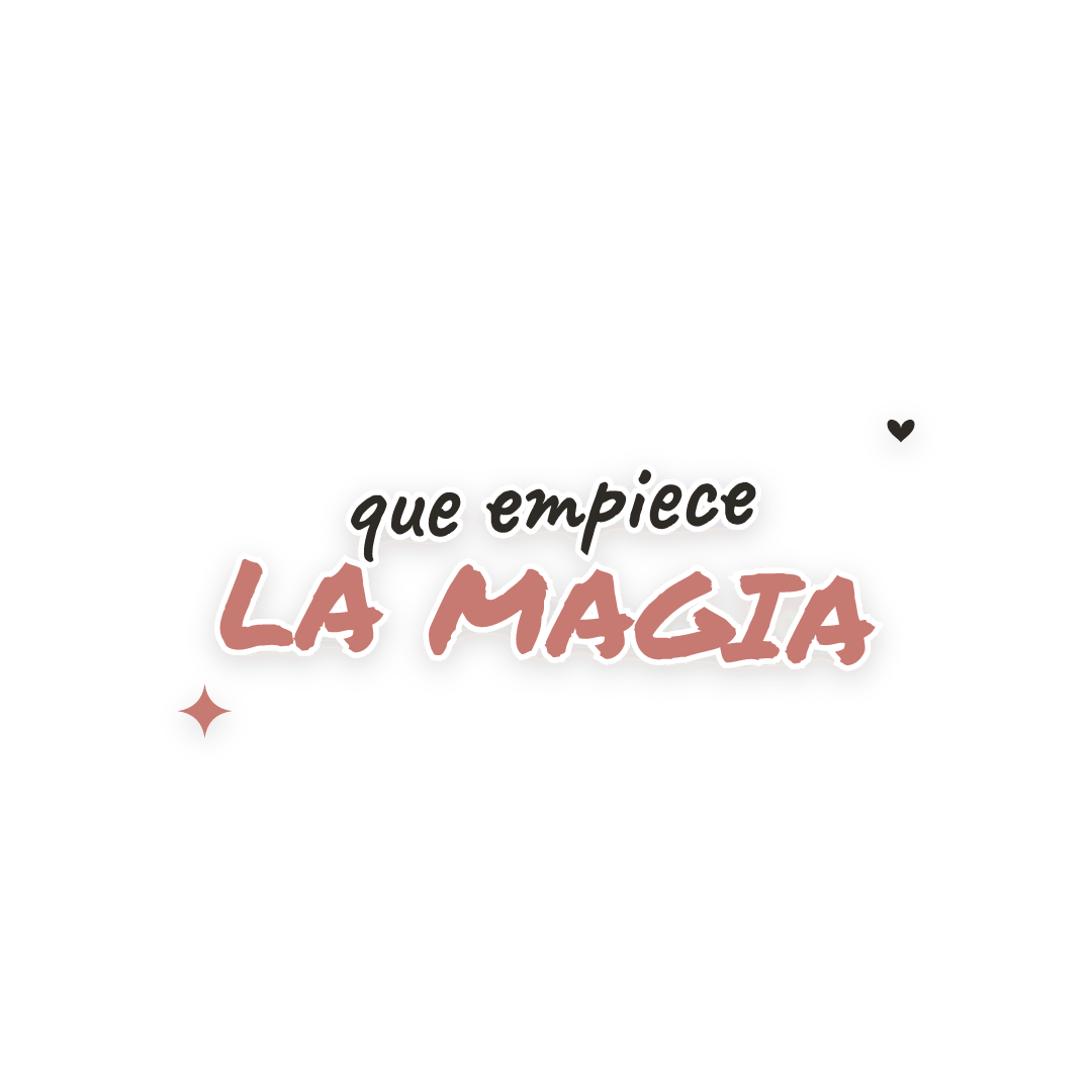 Sticker: que empiece la magia