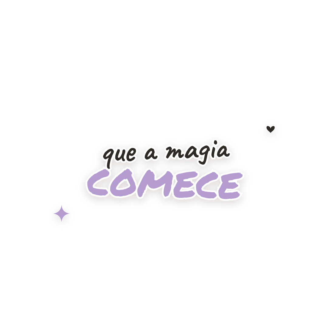 Sticker: que a magia comece