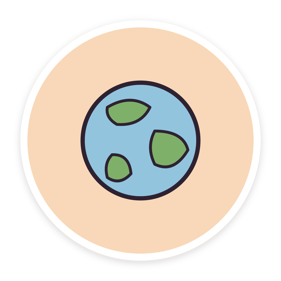 Sticker: Monde