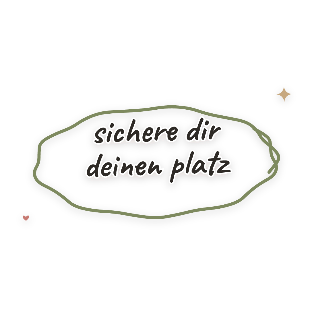 Sticker: sichere dir deinen platz