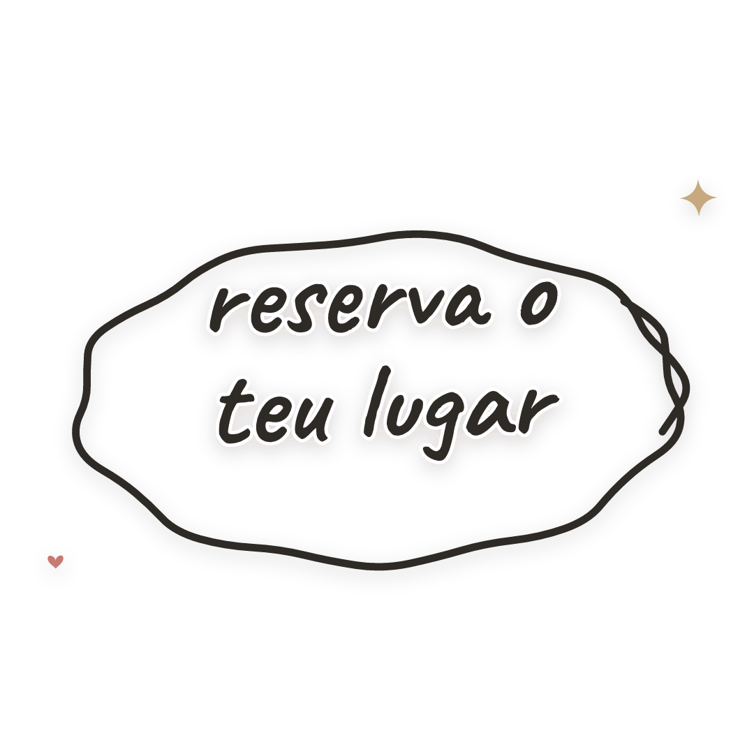 Sticker: reserva o teu lugar